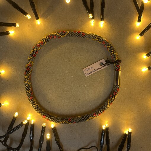 korálkový náhrdelník Rope Necklace pattern